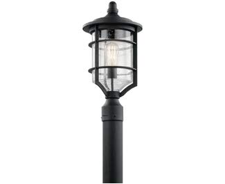 Kichler 49129DBK One Light Outdoor Post Mount