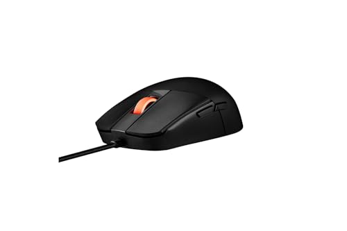 ROG Strix Impact III Mouse Gaming Semi-Ambidestro, Leggero, Sensore 12000 dpi, 5 Pulsanti Programmabili, Interruttori Interruttori, Cavo Paracord, Mouse Gaming per FPS, Nero - Mouse gaming - Immagine 3