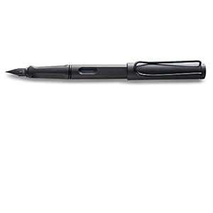 LAMY safari vulpen 017 – moderne vulpen in de kleur Umbra met ergonomische greep en tijdloos design – pendikte F
