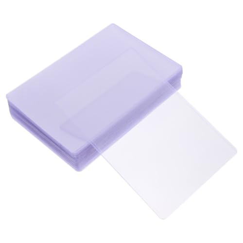 Fundas B6 de plástico duro YARNOW transparentes y ligeras con tres lados termosellados pack de 30