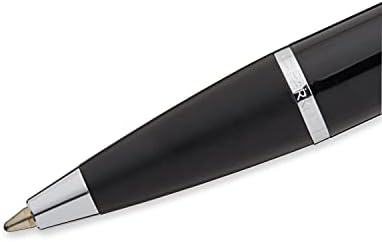 Parker IM Premium Metal Ballpoint Pen - Black Lacquer With Chrome Trim - Medium Point Black Ink Refill - Gift Boxed