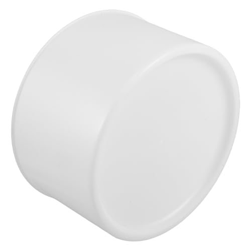 TOYANDONA Support Stable pour Distributeur de Boissons Rond en Plastique Blanc, Base Antidérapante 32,5 X 16,5 Cm, Rehausseur Polyvalent pour Carafe à Eau, Jus et Seaux à Glace, Usage