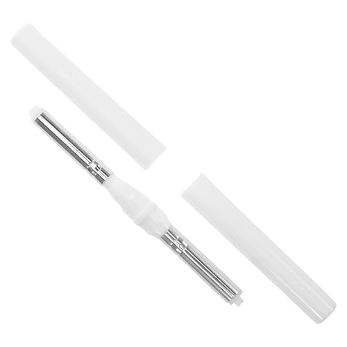 ULTECHNOVO Plantilla para Delinear Pestañas Pincel de Silicona y Metal, Uso Versátil y Cómodo para Aplicación de Maquillaje de Ojos