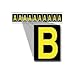 Brady 7897-B, 78948 Utility Number and Letter, (Pack of 20 Cards)