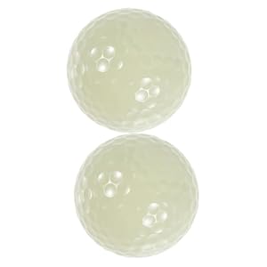 Yardwe Leuchtende Golfbälle 2er-Set Beige
