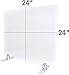 Plexiglass Table Top Sneeze Guard – Desk Divider for Students, Office, Transactions – Acrylic Shield | (24