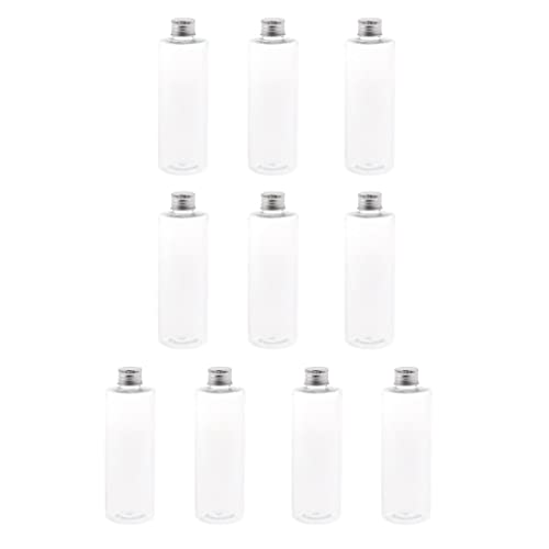 Flacons de 250 ml en plastique avec bouchon en aluminium Qianly x10