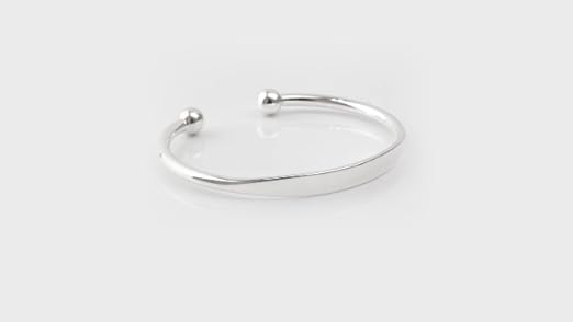 アクセサリー vebet basic volume bangle silver M basic volume bangle silver – vebet jewelry