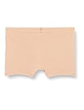 Iris & Lilly Damen Boyshort-Unterwäsche Baumwolle hohe Taille, 5er-Pack, Mittelbeige, 38