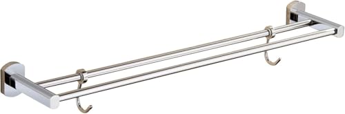Porte-serviettes mural double en cuivre 70 cm pour un séchage rapide et optimal