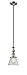 Innovations 206-SN-G62 1 Light Mini Pendant, Brushed Satin Nickel