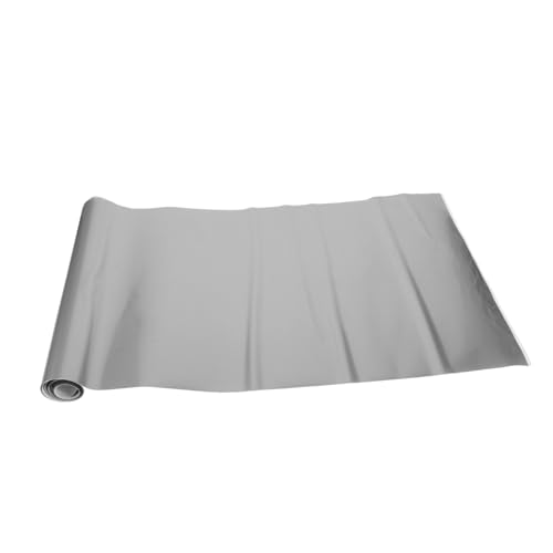 Operitacx Silberne Vinylfolie Permanent Selbstklebend Für Fenster Auto Dekoration Langlebig Sichtschutz Abdeckung