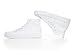 High-Top Bridal Sneakers with Pearls – Handmade White Wedding Shoes for Bride – Elegant Comfortable Trainers with Rubber Toes