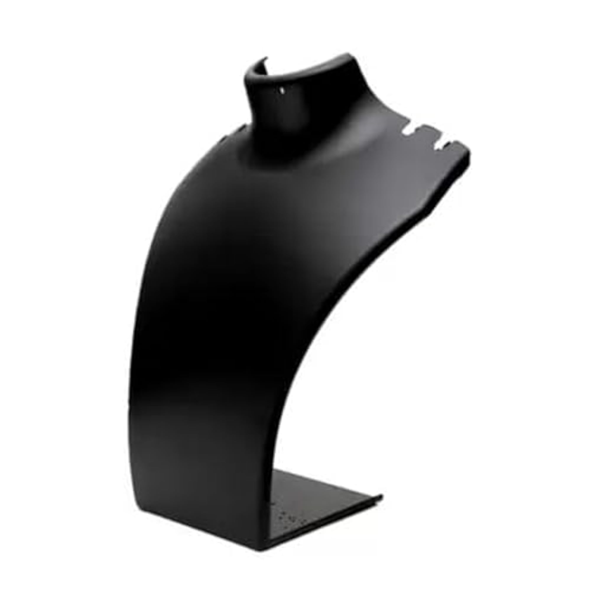 Black Diamond Curved Plastic Display Stand for Necklaces
