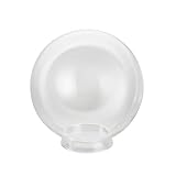 Aspen Creative 28002-60-41, 7-3/4' Clear Acrylic Replacement Lamp Post Globe with 3-7/8' Neck