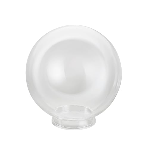 Image of Aspen Creative 28002-60-41, 8 inch Clear Acrylic Replacement Lamp Post Globe with 3-7 /8 inch Neck