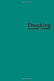 checking account ledger large print: General Business Ledger Checking Account Transaction Register Cash Book For Bookkeeping | 6 Column Payment Record And Tracker Log Book | Burgundy Gold Frame Design