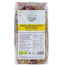 Pack 2x250g Muesli Crocante de Avena y Frutos Rojos | Selección BIO | Horneado Crujiente | Rico en Antioxidantes | Calidad Vegana | Fuente de Betaglucanos