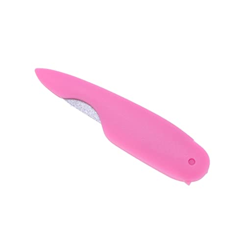 PACKOVE 3Pcs Stainless Steel Nail Files Durable Manicure for Smooth Shiny Fingernails Portable Nail Buffing Tools for Home and Travel Use