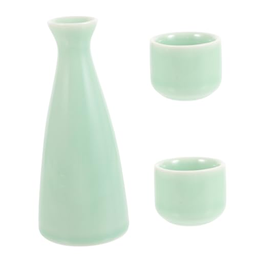 Ciieeo 1set Traditional Japanese Sake Set Elegant Carafe Cups for Home Decor Gatherings for Weddings Birthdays Unique Japanese Design