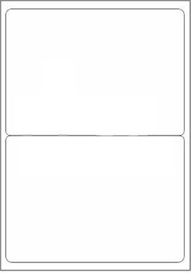 Image of Multi Purpose Self Adhesive Labels (Lable Size 200x 146 mm, 2 Lable in A4)(Pack of 40 Sheet)