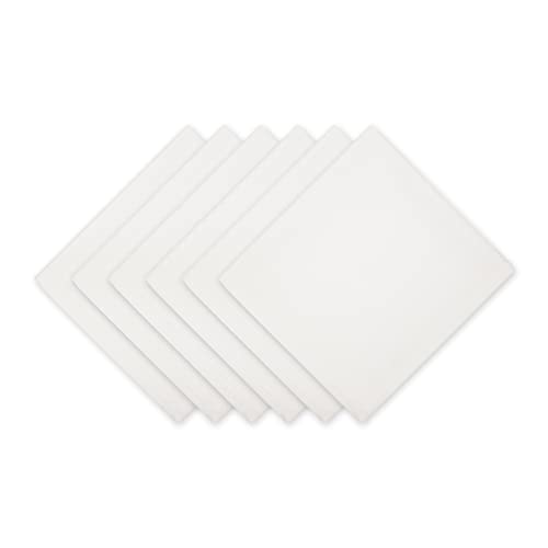 DII Variegated Tabletop Collection, Napkin Set, 20x20, Off-White, 6 Piece