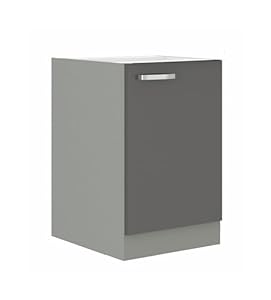 Kuechen-Preisbombe Küchenunterschrank Bianca Grey 40