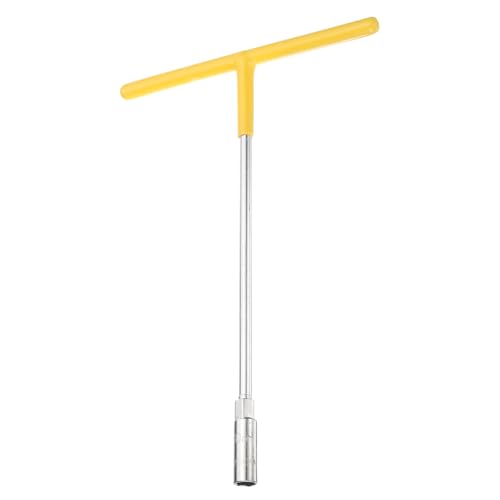 QUARKZMAN 10mm T-Griff Steckschlüssel Hochleistungs Kohlenstoffstahl Metrischer 6-Punkt-Sechskant Rutschfestem T-Form-Schlüssel für Motorrad Fahrrad Auto Reparatur