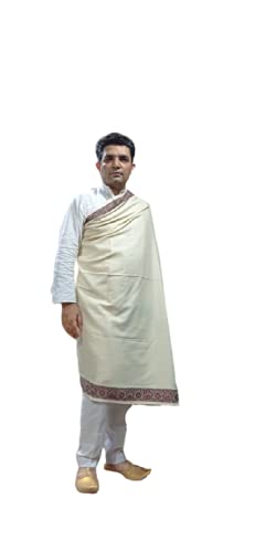 kashmir handloom handicraft Kashmiri Men Shawl Men Lohi Woolen Gents Pashmina Saal 40x80 inches 30-picture-29