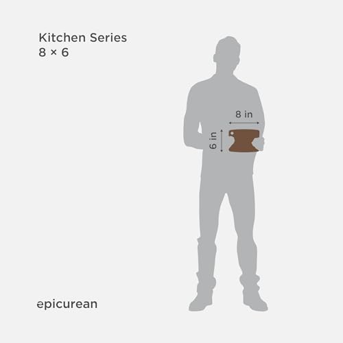 Epicurean Kitchen Series Cutting Board, 8-Inch × 6-Inch, Nutmeg