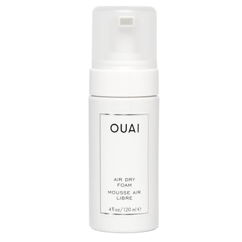OUAI Air Dry Foam - Hair Mousse for Curly Hair & Beach Waves - Conditioning...