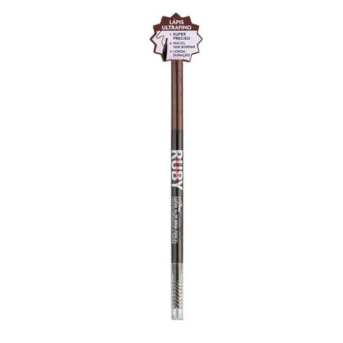 Ruby Kisses Go Brow Lápis de Sobrancelha Ultrafino - Chocolate Brown