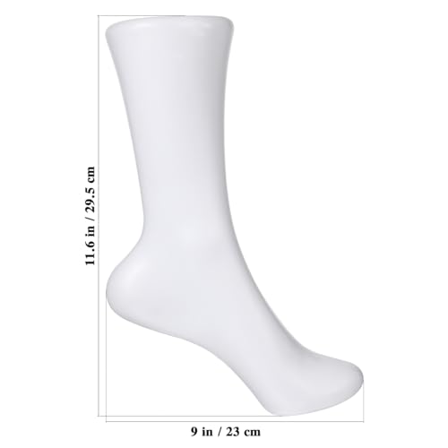 CLISPEED 2 StüCk Weibliche FußModelle 11.61X9.06X3.66In Schaufensterpuppe FußDisplay FüR Socken Schmuck FußKettchen Praktische Formhalterung Damen FußModell