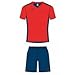 Joma 500057 – Set Shirt + Short XXXXS rot