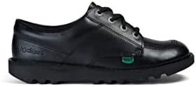 Womens Kickers Kick Lo Black Leather Shoes - 6.5 UK / 40 EU | Image 6