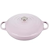 Le Creuset Enameled Cast Iron Signature Braiser with Lid, 5 Quart, Shallot