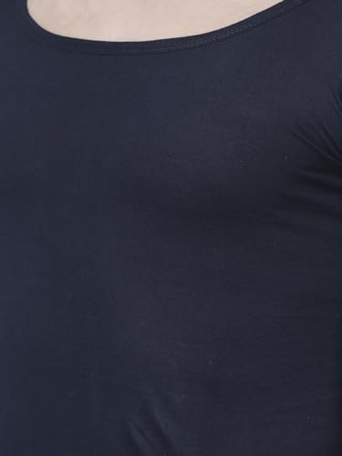 Image of Dollar Lehar Men Combed Cotton Round Neck with Sleeve Vest -Colour May Vary
