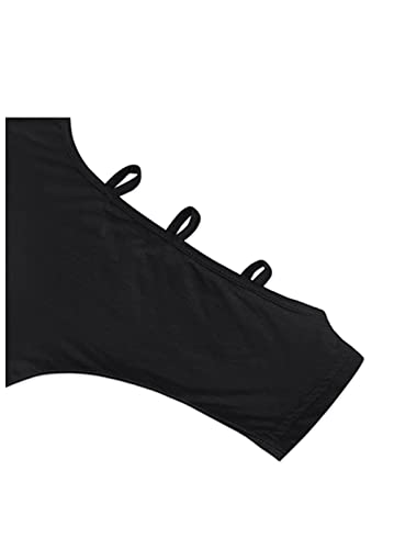 Womens Summer Cold Shoulder Tops 3/4 Sleeve T Shirts Pullover Casual Dolman Blouses4