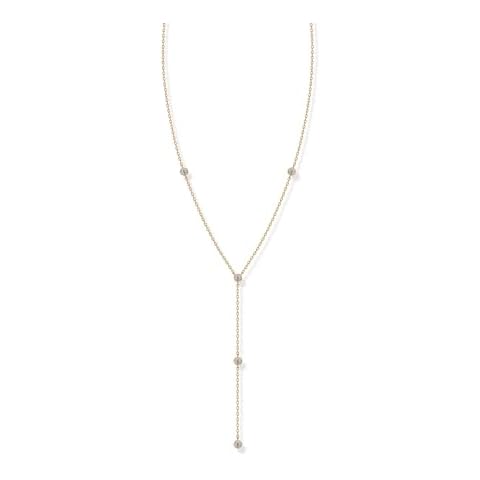 PAVOI 14K Gold Plated Lariat Necklace Cover