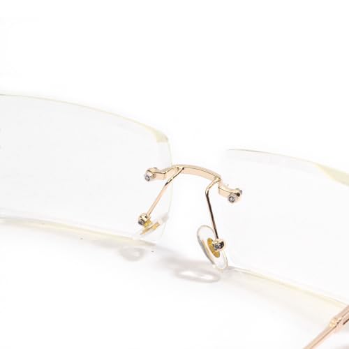 Image of SAM AND MARSHALL HARPER Eyeglass I Light Weight Frames I Rectangle Shape I Sheet Metal Frames I Prescription Friendly I Men & Women