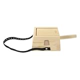 UTHCLO Moxibustion Kasten Aus Bambus Satz Mit Gürtel Hitzebeständig Isolierend Für Schmerz Und Kälteleitung Therapiegerät Für Zuhause Und Gesundheitszentren