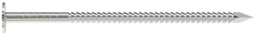Simpson Strong-Tie T1010ARN5 Roofing Nail, Annular Ring Shank 3-in. x .131-in. Type 316 Stainless Steel (5 lb.)