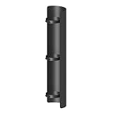 Ø 150 mm Ofenrohr Strahlungsschutz 100 cm Schwarz - 2mm Stahlblech - Sensotherm Beschichtung - für den Sichtbereich geeignet - Hitzeschutzblech - Ofenrohrschutzblech