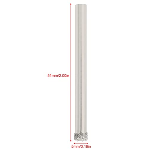 Broca de 5 mm para vidrio con recubrimiento de diamante miniatura 2