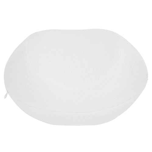 YULEESIYIP Cuscino per il ginocchio in memory foam per il cuscino di supporto per il comfort e gambe addormentato (Bianco)
