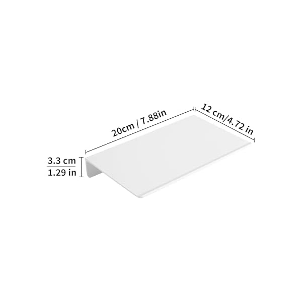 JOOM Estante de Pared de Metal, Estante Flotante Negro, Estante de baño pequeño, estantes de exhibición de para Almacenamiento en Pared