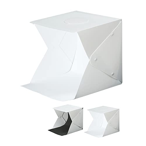 Caja de luz plegable de 30 cm, portátil, para fotografía, estudio fotográfico, kit de caja de luz LED