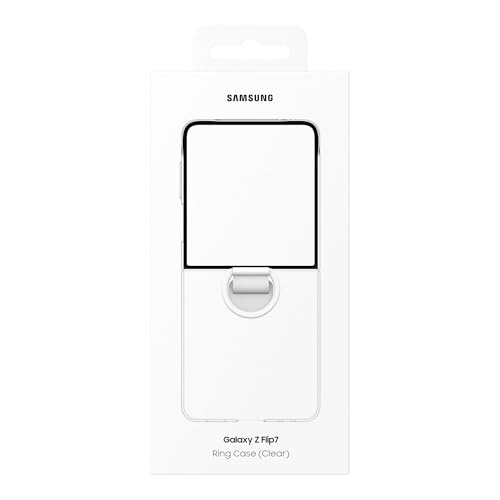 Samsung Clear Case With Ring, Cover Per Galaxy Zflip7 ,Trasparent - 7