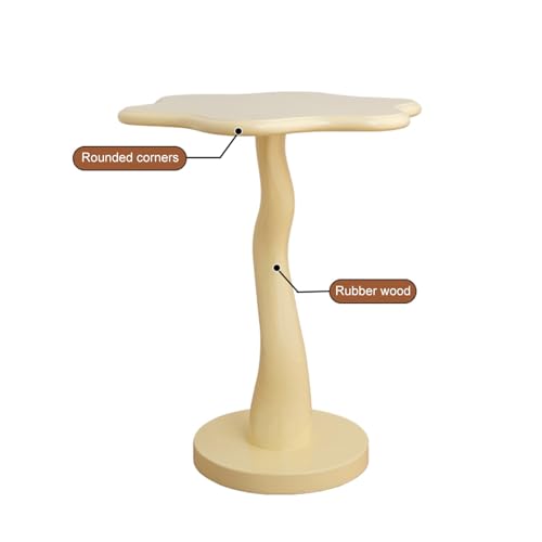 Petite table d'appoint noire compacte pour optimiser l'espace près du canapé