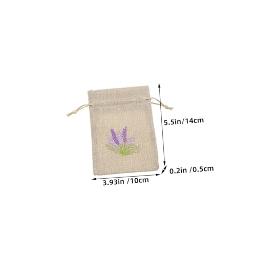 5 bolsas sachet vacías con cordón fragancia lavanda miniatura 2